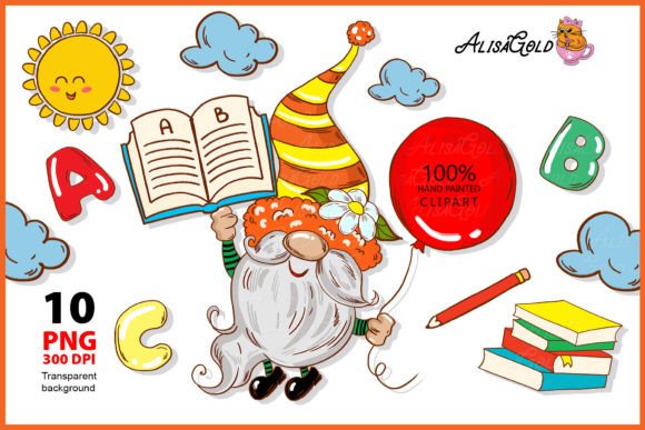 Exploring the Charm of School Gnomes Graphics and Illustrations