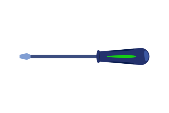Garage Screwdriver Vector Illustrations: Tools for Your Next Design