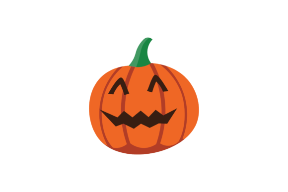 Halloween Pumpkin Smile Illustrations: Festive Design Assets