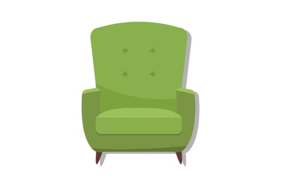 Living Room Sofa Illustrations Vector: Modern Comfort for Your Designs