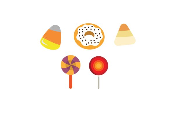 Spooky Design Assets: Halloween Foods Illustrations Vectors
