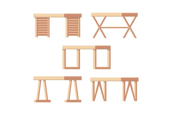 Terrace Wooden Table Illustrations: A Designer's Guide