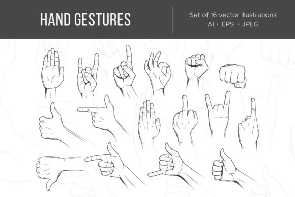 Unlocking Expression: The Power of Hand Gestures Illustrations