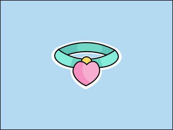 Valentine Necklace Illustrations: Your Go-To for Charming Design