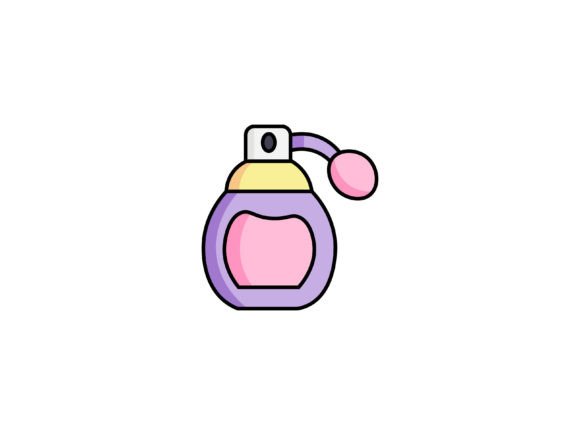 Valentine Perfume Illustrations: Art for Love-Themed Projects